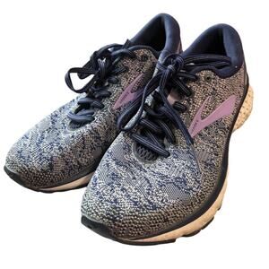 Brooks Ghost 11 Running Shoes Navy Lavender Women’s Size 8